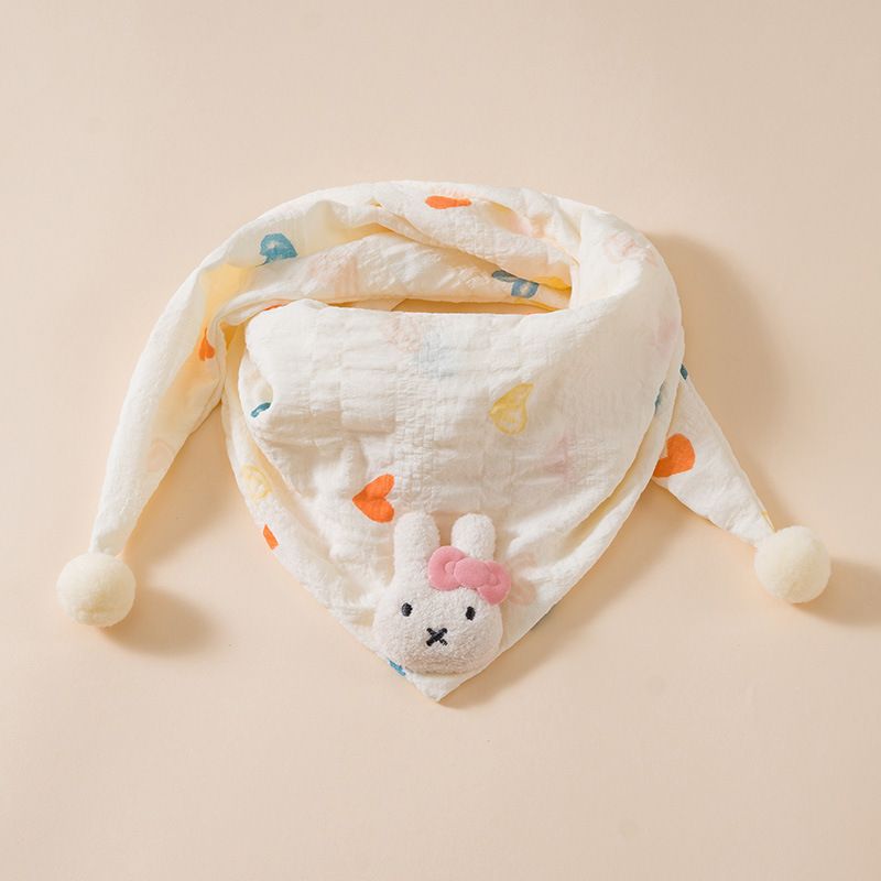 Sciarpa triangolare per bambini, sciarpa autunnale sottile e carina per bambine, antivento e calda, protezione per il collo delle bambine_voghion.com