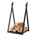 Rack Firewood Base For Fire Pit Triangle Raised Fireplace With_voghion.com