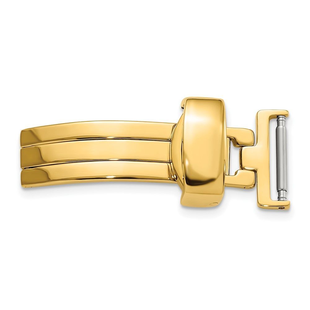 14mm Gold-tone Deployment Buckle_voghion.com
