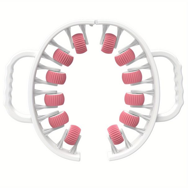 360° valj za mišice, masažer za noge z 12 obroči za meča, roke, teniški in golferski komolec - plastični fascialni masažni roll-on, sprožilni poi_voghion.com