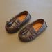 Korean Style Children's Loafers Soft Sole Baby Slip-On Casual Leather Boys' Dress Girls' Shoes_voghion.com
