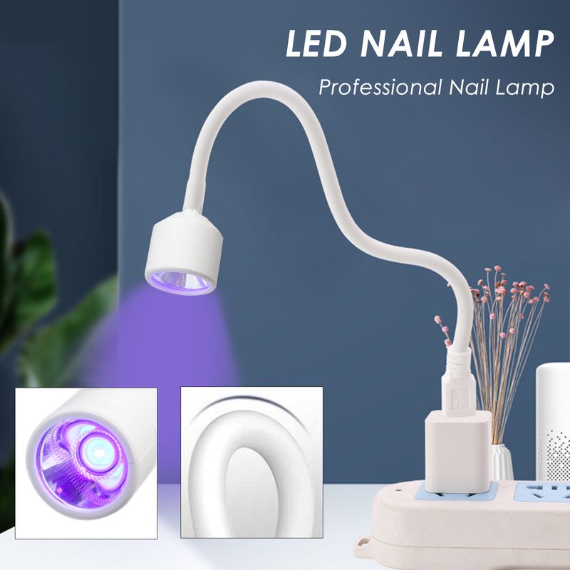 Nauja mini USB nagų šviesos terapijos mašina nagų nagų kepimo lempa su LED maža nešiojama patogi šviesos terapijos lempa_voghion.com
