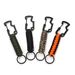 Outdoor Portable Survival Paracord Braided Multifunctional Small Shark Bottle Opener Climbing Stainless Steel Keychain_voghion.com