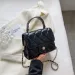Borsa a tracolla a quadri alla moda, tracolla a catena casual per donna, borse in pelle PU, piccole borse con manico superiore 240830_voghion.com