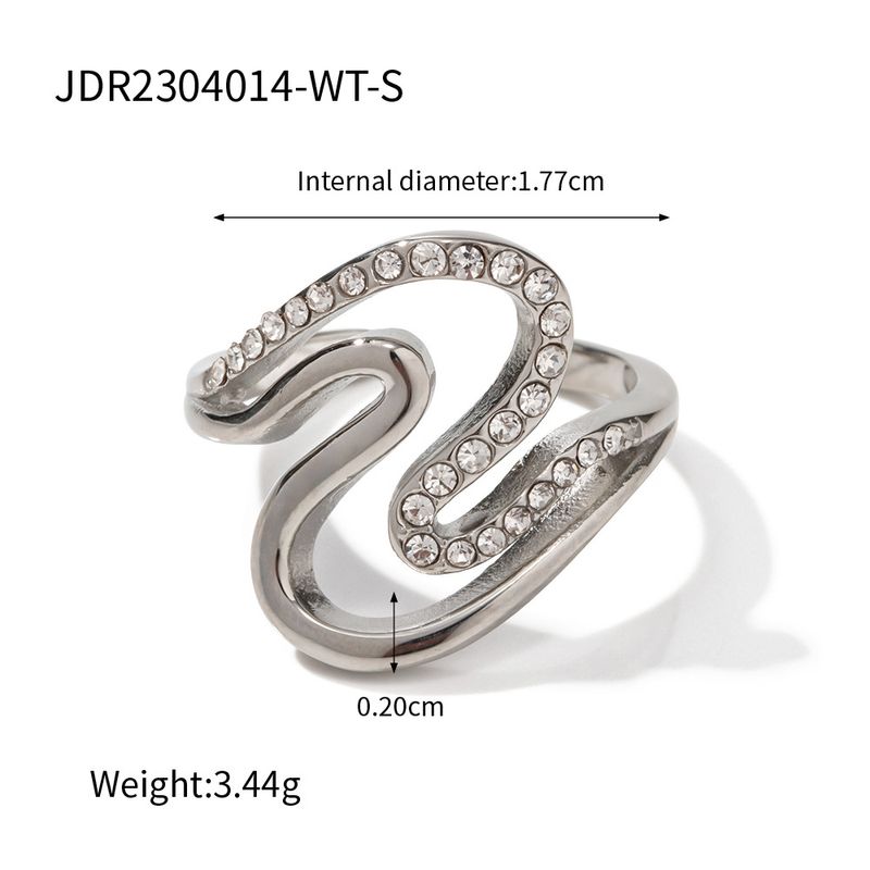 INS internet celebrity neue edelstahl doppel schicht frauen ring, nicht verblassen zubehör_voghion.com