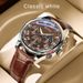 Wokai Business Quartz Sports Casual Leather Strap Men's Watch_voghion.com