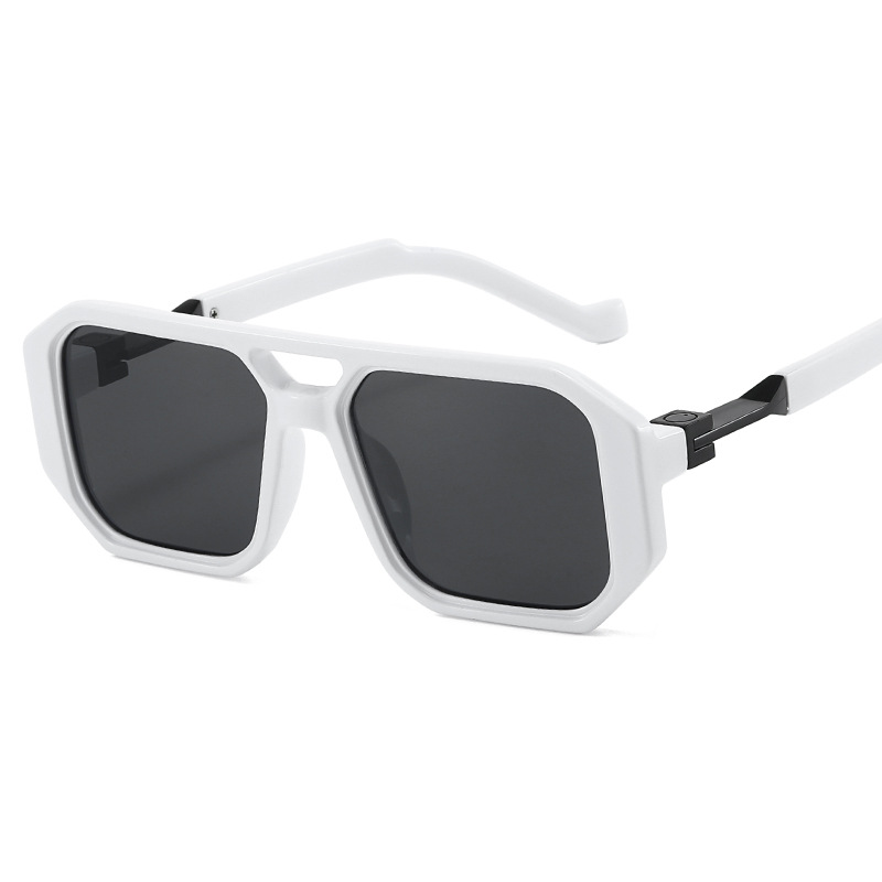 Glasses frame Toad plain glasses frame light blue square frame large frame retro fashion personality for men and women_voghion.com