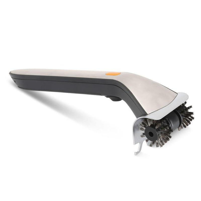 Electric Grill Brush – Stainless Steel Bristles & Handle, Steam Cleaning For BBQ Grates (Battery/Rechargeable)_voghion.com