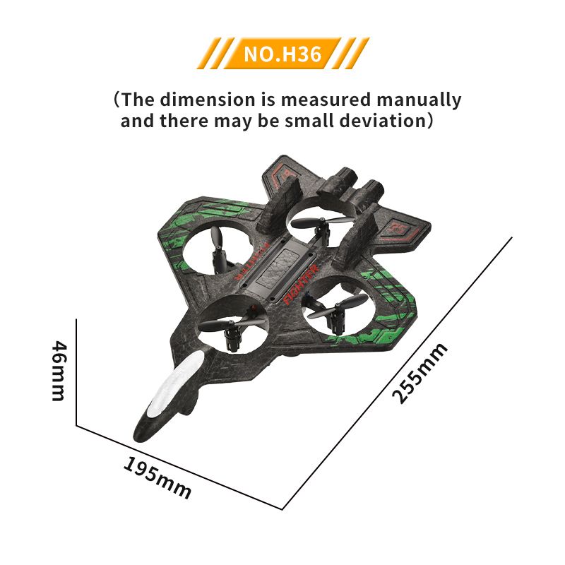 RC-Flugzeugdrohne für Kinder, Erwachsene und Anfänger, ferngesteuertes Flugzeug mit LED-LED-Funktion und automatischer Schwebefunktion, Kampfjet-Spielzeug_voghion.com