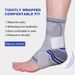 New nylon strap compression ankle brace detachable protective support elastic warm breathable ankle fixed ankle brace_voghion.com