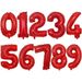 32" große riesige Folienballons mit Zahlen – Schwarz und Rot, hochwertiges Aluminiummaterial, perfekt für Geburtstagsfeiern und Eventdekorationen (0-9 komplettes Set erhältlich)_voghion.com