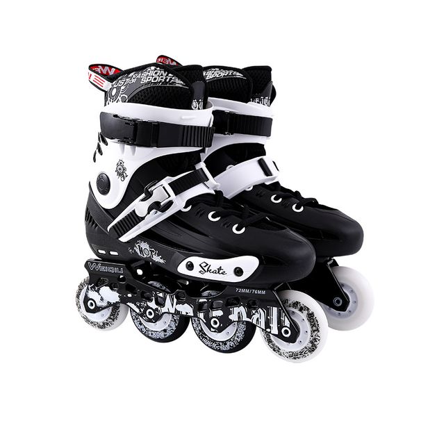 Roller Erwachsene Eis Anfänger Rollschuhe, männliche und weibliche College-Studenten, professionelle flache Schuhe_voghion.com