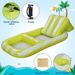 Inflatable Swimming Pool Striped Lounge Chair Water Mesh Floating Bed Adult Backrest Hammock Cloth Cover Floating Row_voghion.com