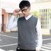 Men's Clothing Men's Knitted Woolen Vest Boys Sleeveless Sweater V-Neck Pullover Vest Casual Business Simple Solid Color Cotton Sweater_voghion.com