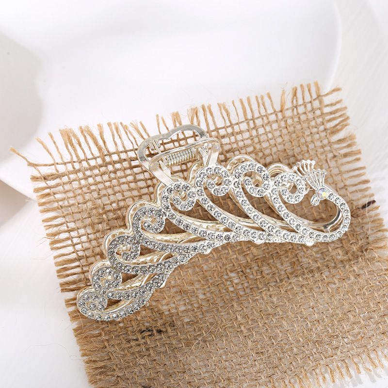 Ta tag i klämman kvinnlig bakhuvudet hajklämma metalllegering klämma huvudbonad senior känsla för mode håraccessoarer temperament hårklämmor_voghion.com