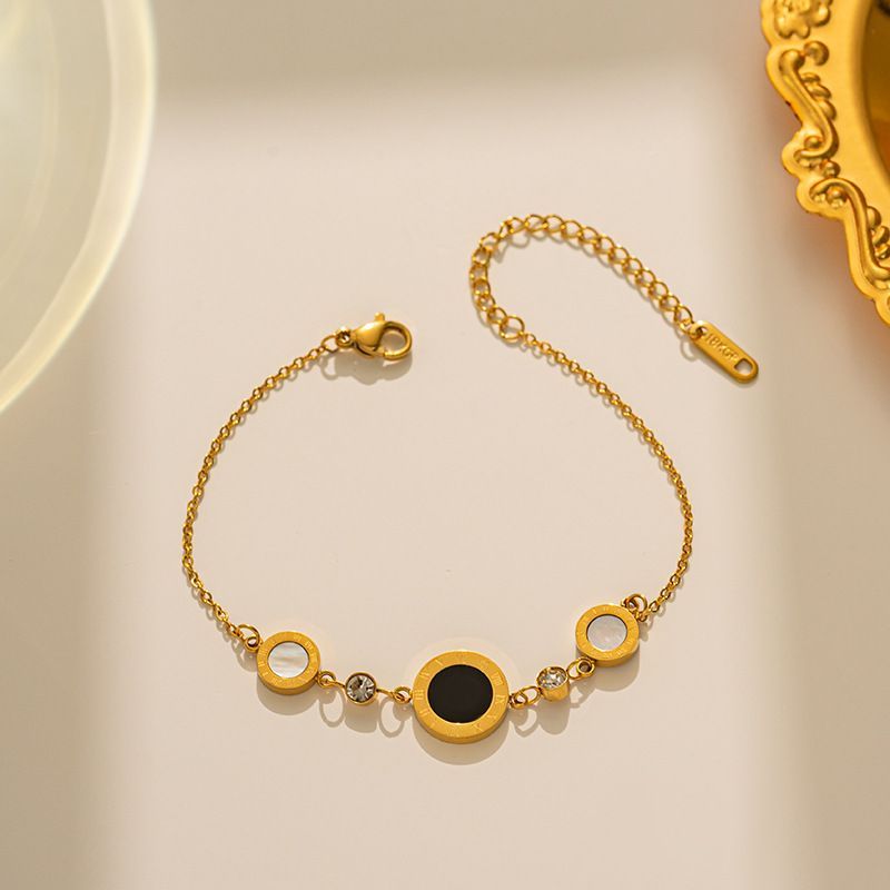 Nuevo diseño de nicho Roman Disc Girls 2023 con una pulsera premium de verano con el temperamento de una celebridad de Internet._voghion.com