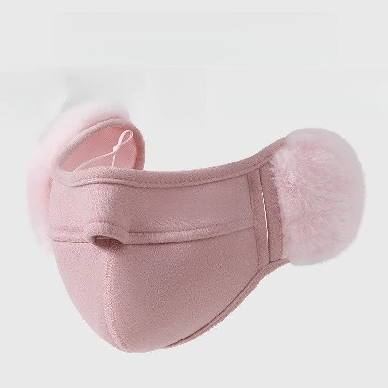 Warm Mask With High-Value Women's Cycling Mask, Autumn Winter Cold-Pro, Fleece-Lined, Ear And Face Protection,_voghion.com