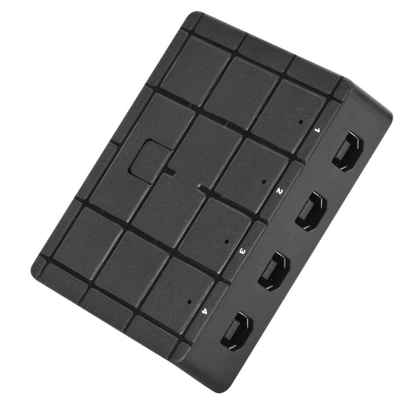 Xinweiqing 2/4 porty Przełącznik udostępniania USB 2.0 Adapter przełącznika do skanera PC Drukarka Mysz_voghion.com