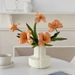 Vases Ins Oil Painting Tulip Artificial Flower Living Room Flower Decoration Furnishings High Grade Vase Ornaments_voghion.com