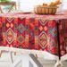 Moroccan Turkish Retro Ins Tablecloth Cotton And Linen Textured Tablecloth Fabric Long Tablecloth Bohemian Tablecloth Picnic Mat_voghion.com