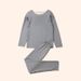 Mutter & Kinder Delong Heizung Kinderkleidung Thermo-Unterwäsche Jungen und Mädchen Herbst und Winter warme Kleidung Kinder 2025 neue Pyjamas Set_voghion.com