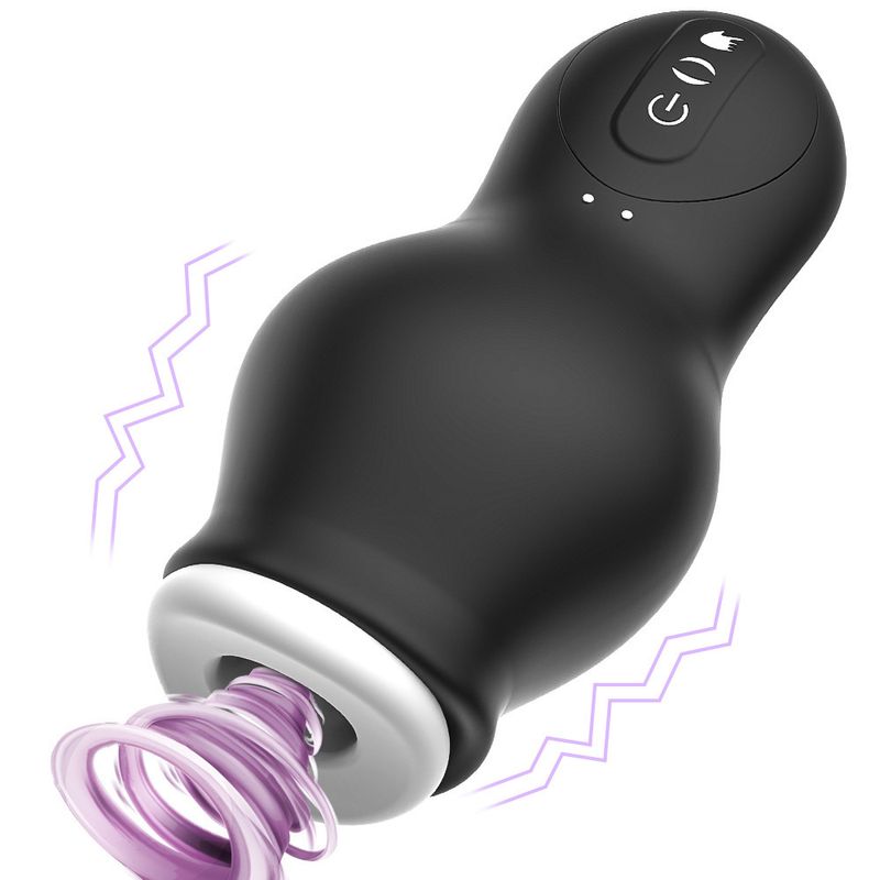 Dragon Saug-Masturbator Vollautomatischer männlicher Eichel-Vibrations-Sauger-Massagegerät Penis-Trainingsgerät Sexspielzeug für Erwachsene_voghion.com