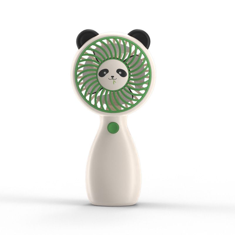 Cute Handheld Mini Fan - USB Rechargeable Portable Fan For Kids/Students (3 Speeds, 360° Adjustable, Quiet Cooling)_voghion.com