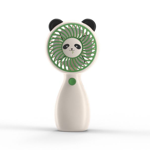 Cute Handheld Mini Fan - USB Rechargeable Portable Fan For Kids/Students (3 Speeds, 360° Adjustable, Quiet Cooling)_voghion.com