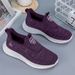 Walking Shoes For Women Arch Support Comfort Lightweight Slip On Sneakers With Memory Foam_voghion.com