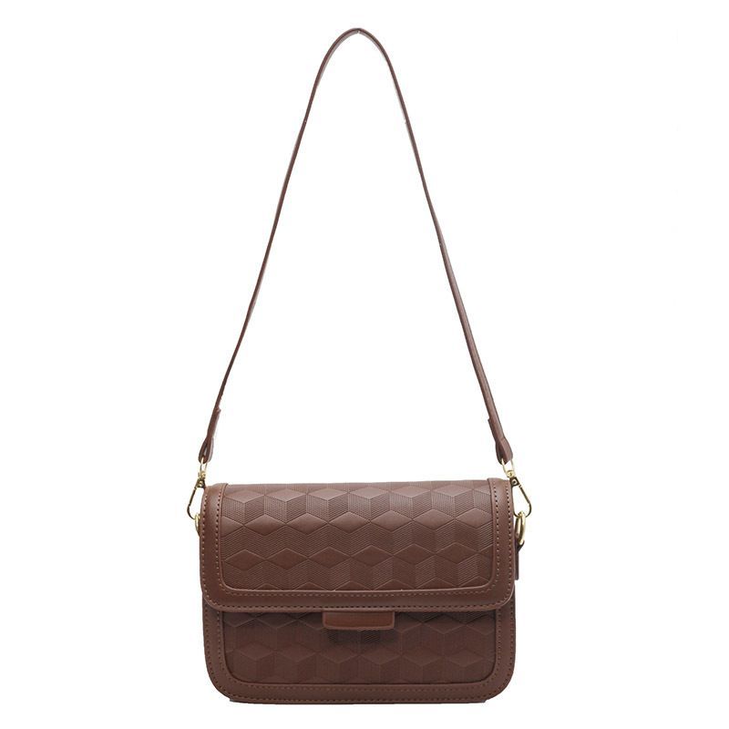 Textured Small Square Bag For Women 2025 - Fashionable Crossbody & Single Shoulder Bag, Daily Essentials Carrier + Hot_voghion.com