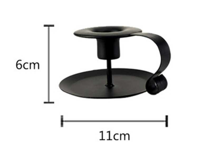 European style iron dining table candle holder ornaments, cross-border home accessories, candlelight dinner props, candle holders_voghion.com