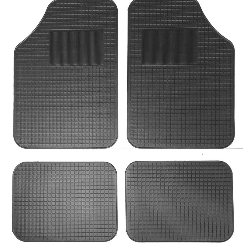 Car Foot Mat Four-piece PVC Waterproof Universal Foot Mat Durable Non-slip Four Seasons Mat Car Mat_voghion.com