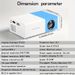 YG300 Mobile Portable Bedroom Home Theater MINI Projector Play 1080p Video Cable Connection Holiday Gifts_voghion.com