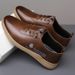 Production Sneakers Casual Leather Shoes Men's Slip-On Driving Loafers_voghion.com