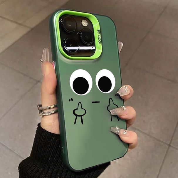 Grappige lijntekening telefoonhoesje voor iPhone 15 Pro Max 14 13 12 11 Pro Max 7 8 14 15 Plus SE 2 X XS Max XR Plating Matte Hard Cover_voghion.com