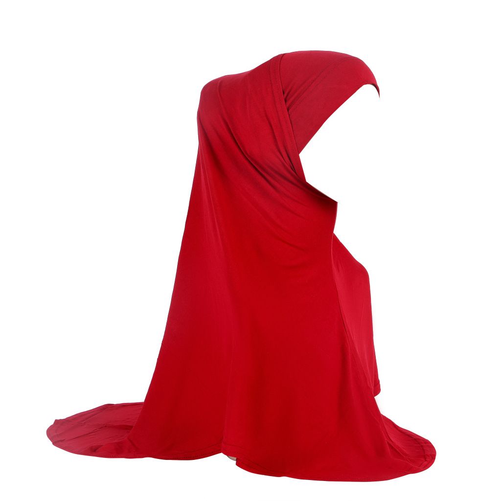 Soft mercerized cotton two-piece set of headscarves, breathable Malay gauze, solid color base hat, and outer headband_voghion.com