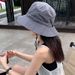 Hot Sale Summer Large Size Waterproof Bucket Hats Foldable Adjustable Drawstring Fisherman Caps Outdoor Beach Sun Hat Casual_voghion.com