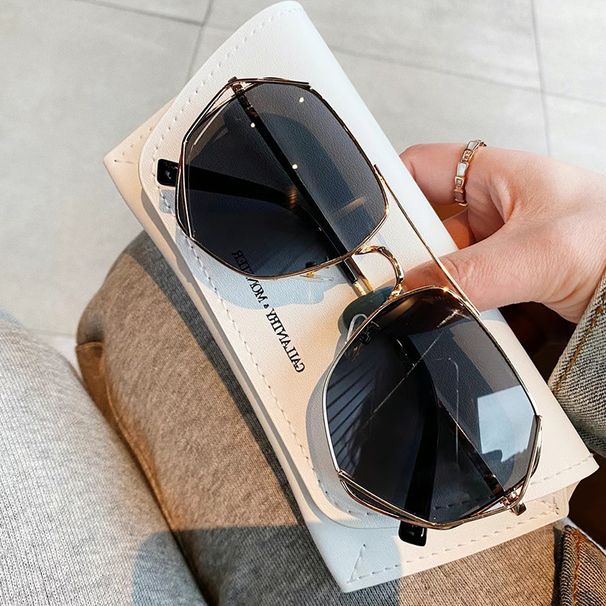 gm aviator 2024 lunettes de soleil polygonales hommes et femmes tendance net rouge grand cadre lunettes de soleil minces lunettes de soleil conduite lunettes de soleil spéciales_voghion.com