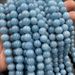 Accessori fai da te in giada a prezzi accessibili, perle rotonde di giada blu, perle sciolte, perle di giada blu mare, lotto sciolto_voghion.com