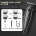 Professional Cordless Hair Clipper – Titanium Alloy Blades, 3H Runtime, Ultra-Quiet 36dB, Waterproof (3 Guide Combs, 5W Motor, Fast Charge)_voghion.com