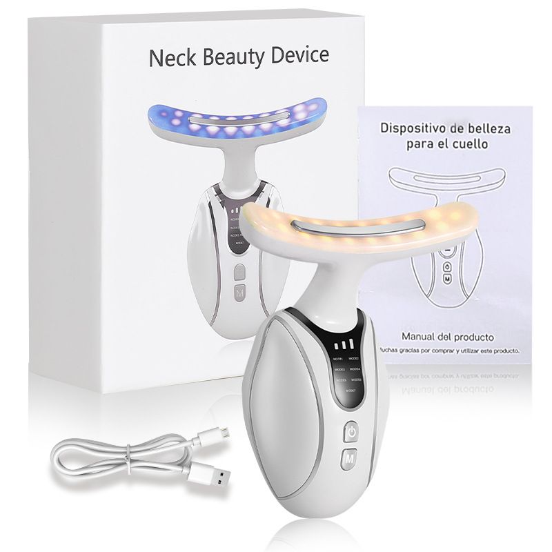 Color Microcurrent Seven Light Beauty Lifting, Firming, And Removing Neck Lines High Frequency Massage Multi F_voghion.com