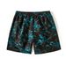 Herrenshorts haben eine Strandhose mit dreieckigem Netzmarmor-Print_voghion.com