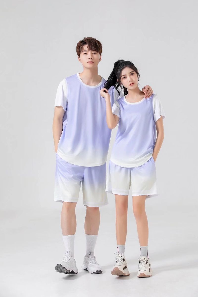 Taobao Short sleeved Basketball Suit Set for College Students Competition Jersey Men's and Women's Printed Team Uniform_voghion.com
