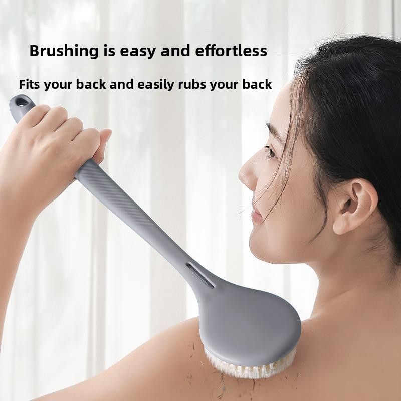 CA Bath Tool Long Handle Detachable Scrubber Exfoliating Back Brush No Need For Help_voghion.com