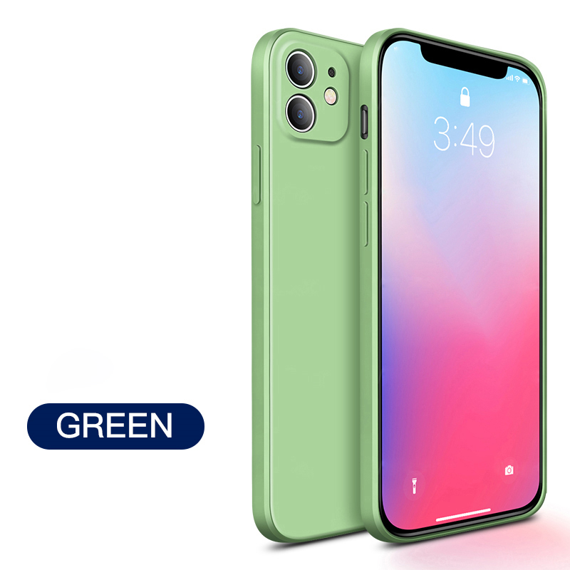 Luxury Original Liquid Silicone Case For iPhone 14 13 12 11 Pro Max Case For iPhone 12Mini 13Mini X XR XS MAX 8 7 6S Plus SE2 Shockproof Back Cover_voghion.com
