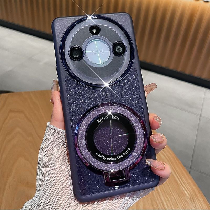 Mi 14 Ultra Soft Glitter z podstawką na pierścień Magnetyczna ochronna tylna obudowa do Xiaomi Mi14 13 13t Pro Shell_voghion.com
