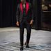 Herrenbekleidung Business Casual Anzug Anzug Herren Hochzeit Bräutigam Slim Anzug Zweiteiliger Anzug_voghion.com