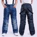 Jeans Sci Antivento, Impermeabile, Spesso, Caldo e Durevole Pantaloni di Cotone_voghion.com