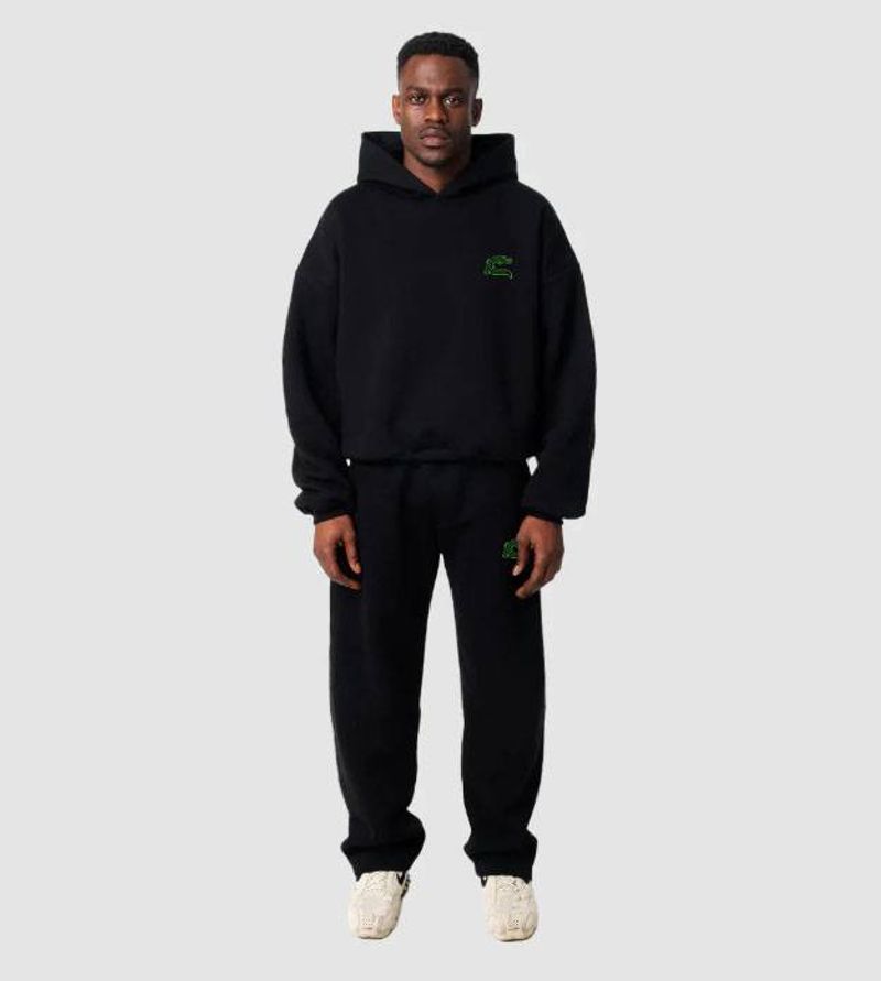Men's Y2K-Inspired Track Set - Bold Graphic Print Two-Piece With Utility Pockets, Retro-Futuristic Streetwear_voghion.com