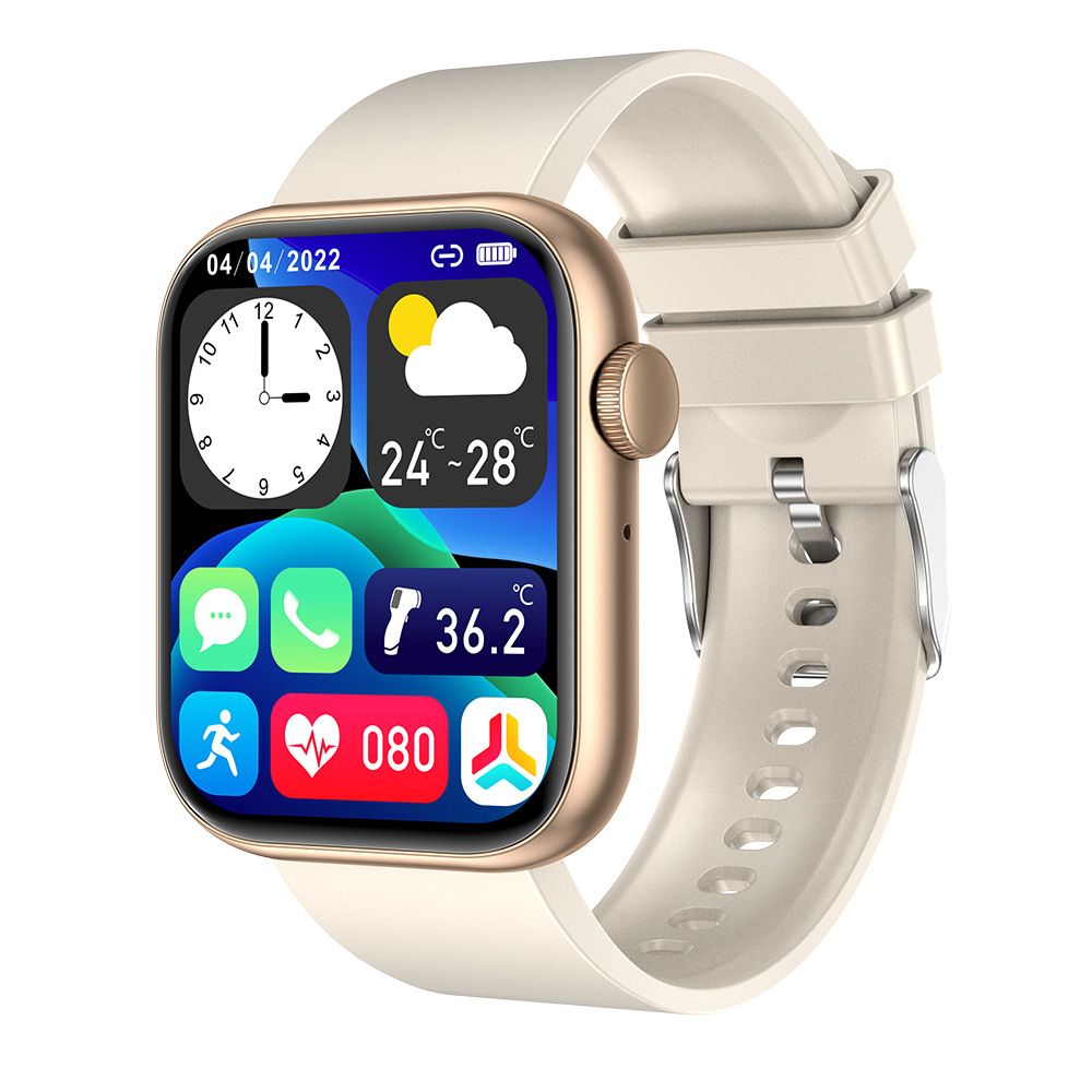 QX7 Smartwatch met Bluetooth-bellen, hartslag- en SpO2-monitor, spraakassistent en fitnesstracker voor mannen en vrouwen_voghion.com